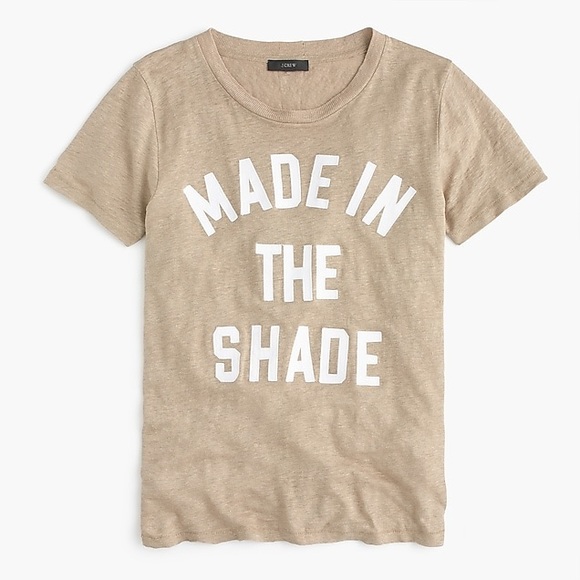 J. Crew Tops - J. Crew Made In The Shade Linen Tee